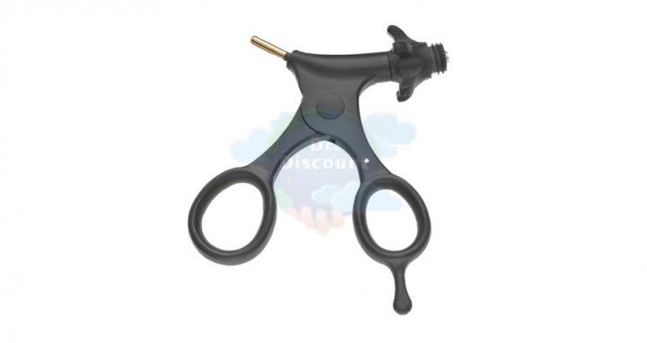 Ножницы КРЮЧКОВИДНЫЕ с округлым режущим краем, прямые, 1 подвижная бранша, 5 мм, 33 см, без кремальеры