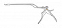 Байонетные нейрохирургические кусачки Kerrison из 2 частей, 23 см, 5 мм